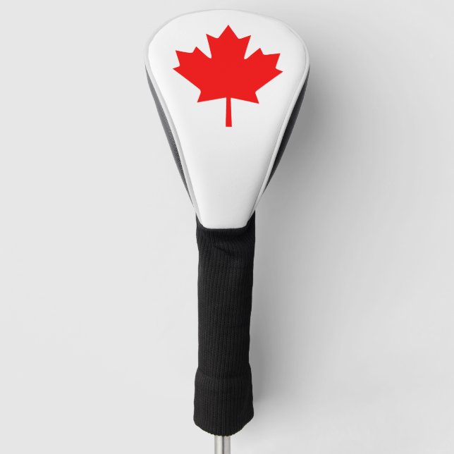 Canada maple leaf golf head cover (Front)