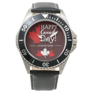 Canada Maple Leaf, Happy canada day, 1st of July Watch