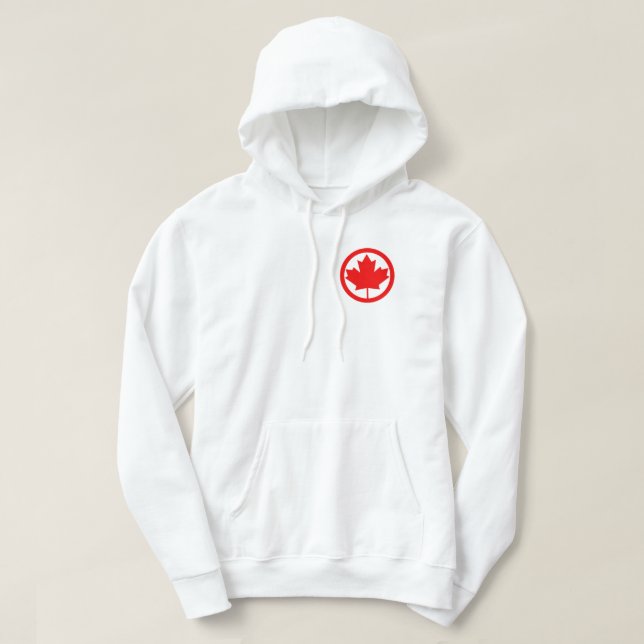 Canada Maple Leaf   Hoodie (Design Front)