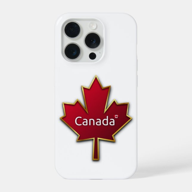 Canada Maple Leaf iPhone Case (Back)