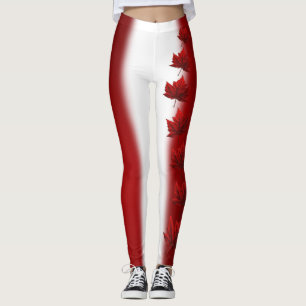 Canada Maple Leaf Leggings Autumn Leaves Leggings