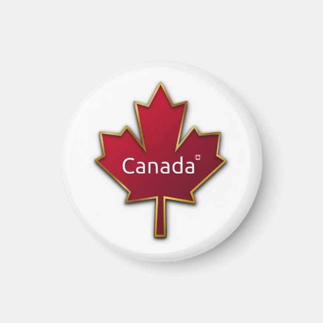 Canada Maple Leaf Magnet (Front)