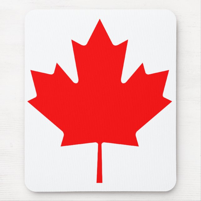 Canada Maple Leaf Mouse Pad (Front)