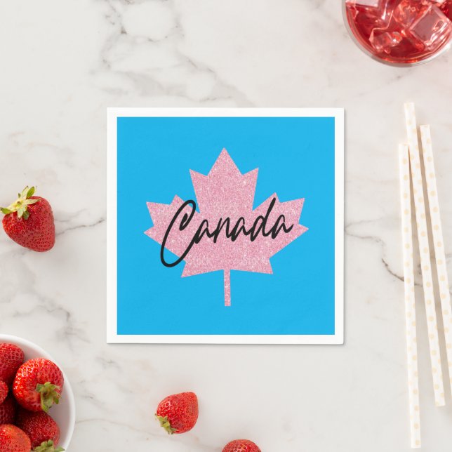 Canada  Maple leaf     Napkin (Insitu)