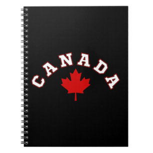 Canada maple leaf notebook