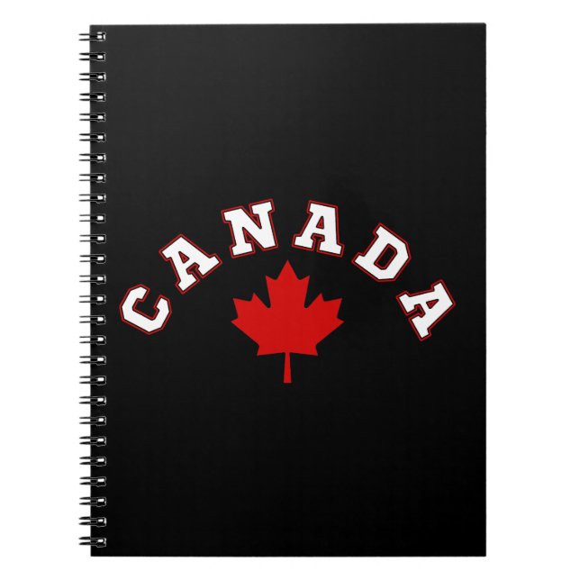 Canada maple leaf  notebook (Front)