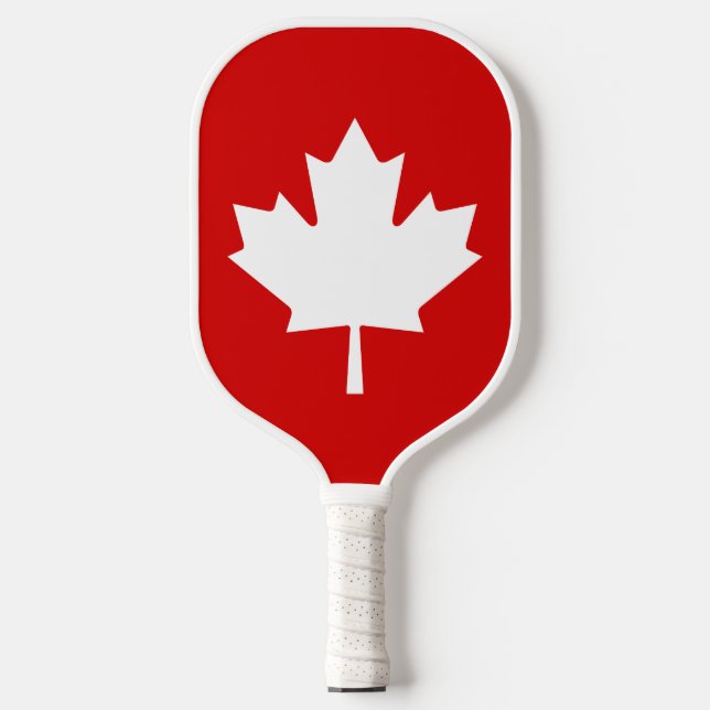 Canada Maple Leaf Pickleball Paddle (Front)