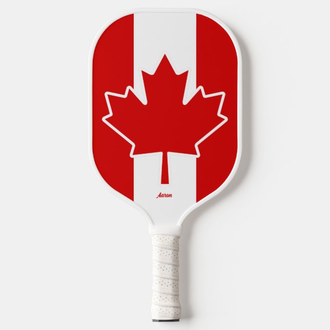 Canada Maple Leaf Pickleball Paddle (Front)