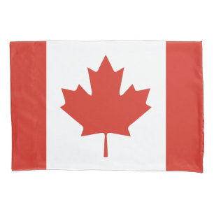 CANADA MAPLE LEAF PILLOWCASE