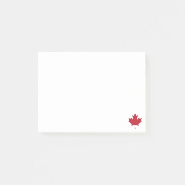 Canada Maple Leaf Post-it Notes (Front)
