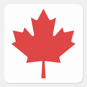Canada Maple Leaf  Square Sticker