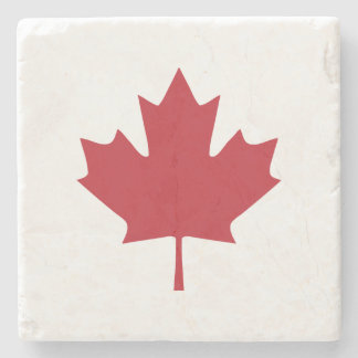 Canada Maple Leaf Stone Coaster