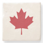 Canada Maple Leaf Stone Coaster