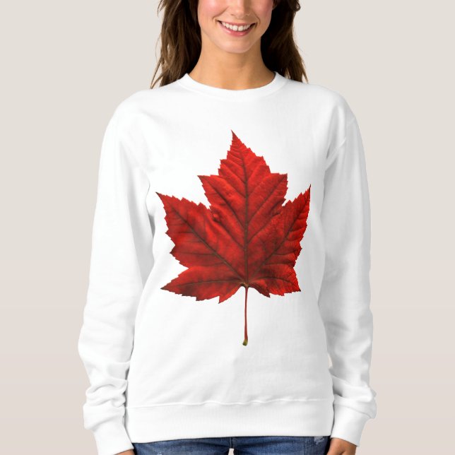 Canada Maple Leaf Sweatshirt Custom Canada Shirts (Front)