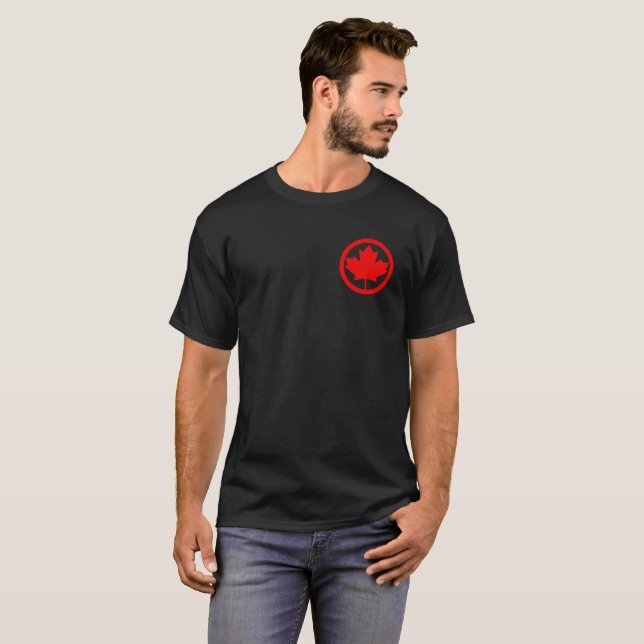 Canada Maple Leaf      T-Shirt (Front Full)
