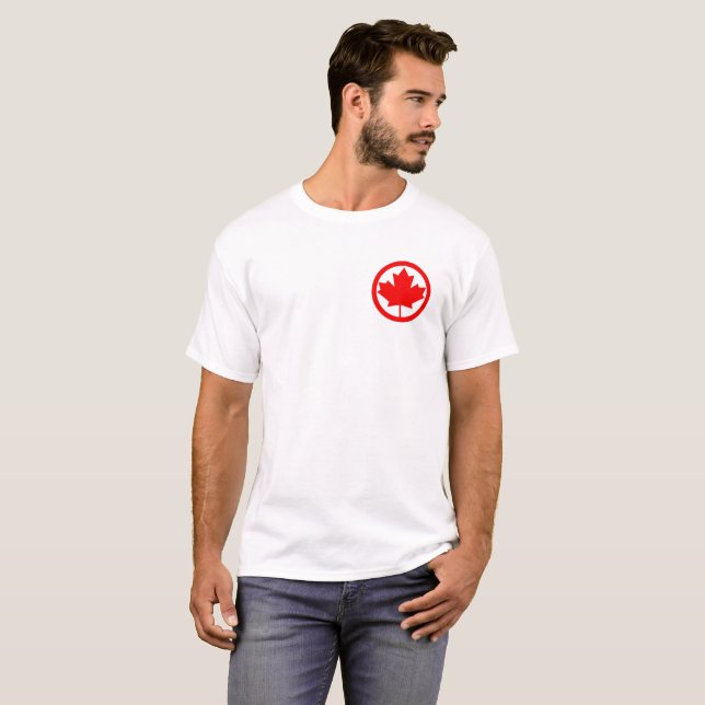 Canada Maple Leaf  T-Shirt (Front Full)