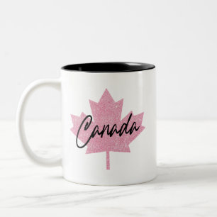 Canada Maple leaf Two-Tone Coffee Mug