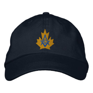 Canada Masonic Embroidered Embroidered Hat