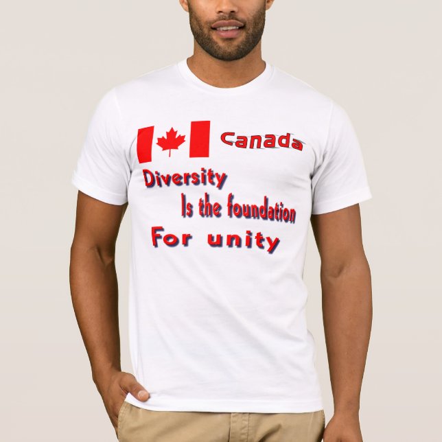 canada mens diversity t-shirts (Front)