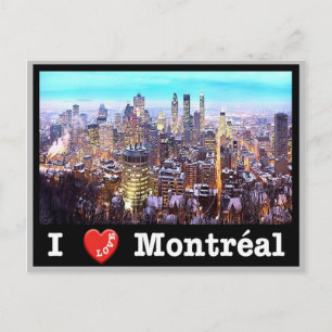 Canada - Montréal - I Love - Postcard
