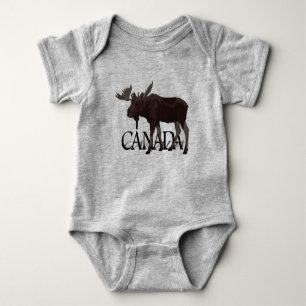 Canada Moose Baby Bodysuit Canada Baby Souvenir