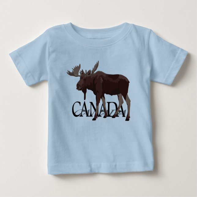 Canada Moose Shirts Baby Canadian Moose Sweatshirt (Front)