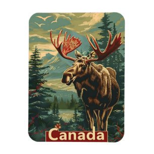 Canada Moose Vintage Magnet