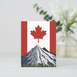 Canada Mountain Travel poster Postcard