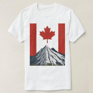 Canada Mountain Travel poster T-Shirt