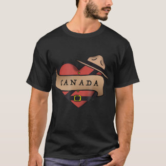 Canada Mountie, Canada Day, I love Canada T-Shirt