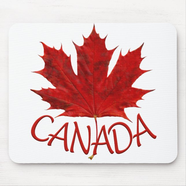 Canada Mousepad Red Canada Maple Leaf Mousepad (Front)