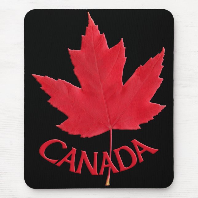 Canada Mousepad Red Canada Maple Leaf Mousepad (Front)