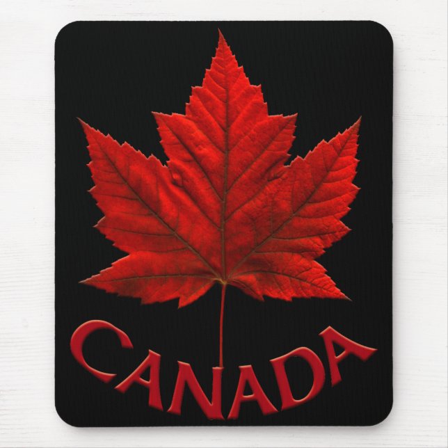 Canada Mousepad Red Canada Maple Leaf Mousepad (Front)