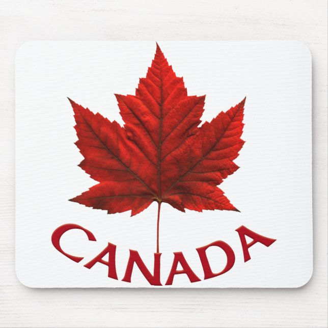 Canada Mousepad Red Canada Maple Leaf Mousepad (Front)