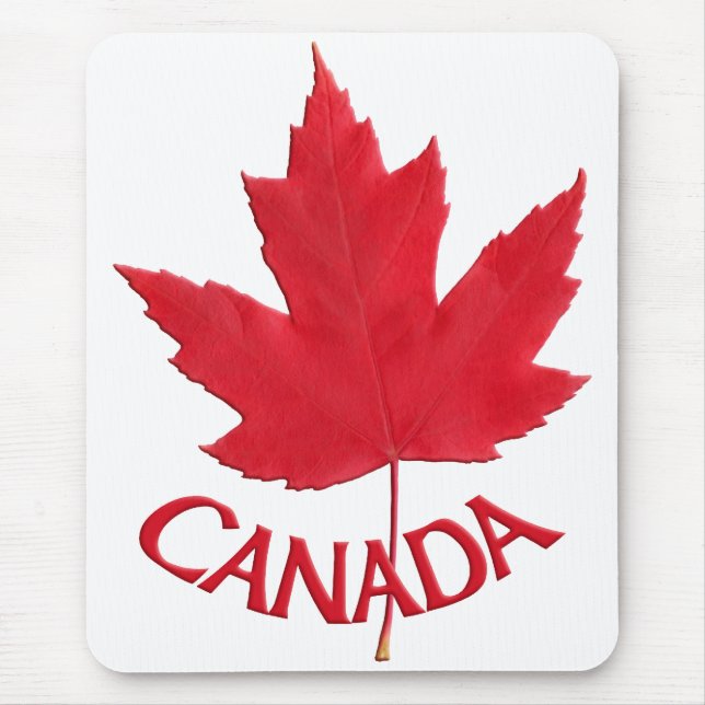 Canada Mousepad Red Canada Maple Leaf Mousepad (Front)