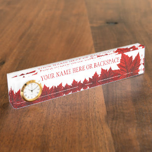 Canada Name Plates Personalised