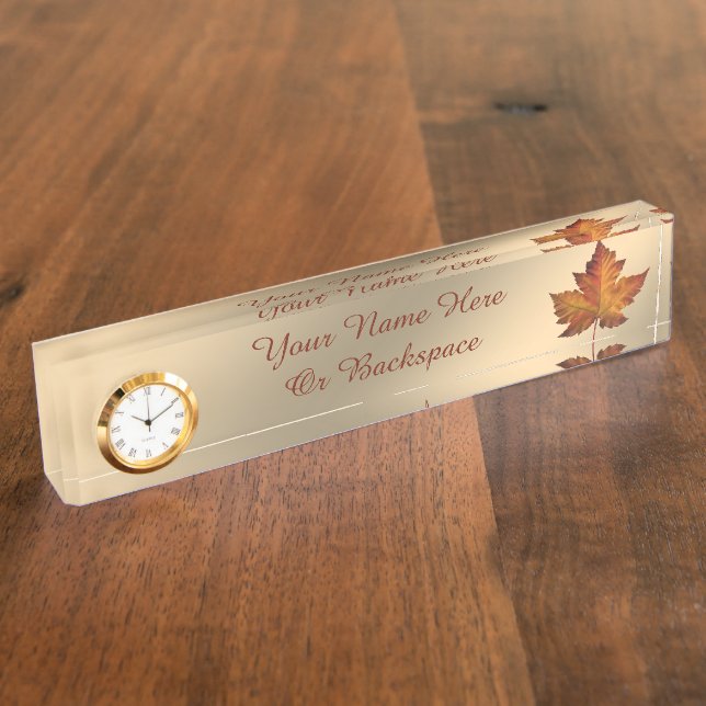 Canada Name Plates Personalised Canada Name Plate (Side)