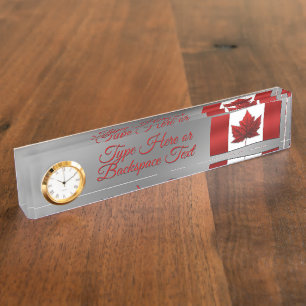 Canada Name Plates Personalised Canada Name Plate