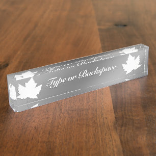 Canada Name Plates Personalised Canada Name Plate
