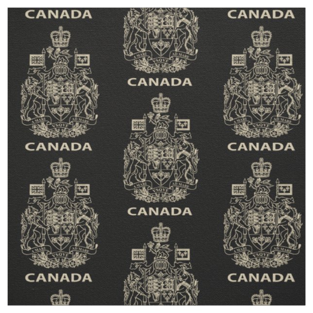 Canada national emblem fabric (Swatch)