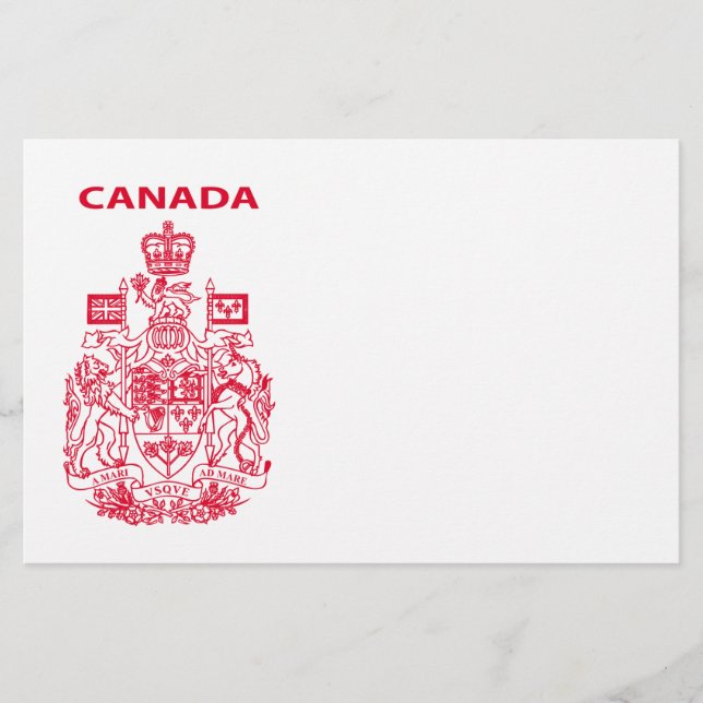 Canada national emblem flyer (Front)