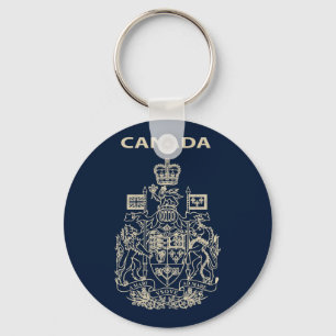 Canada national emblem key ring