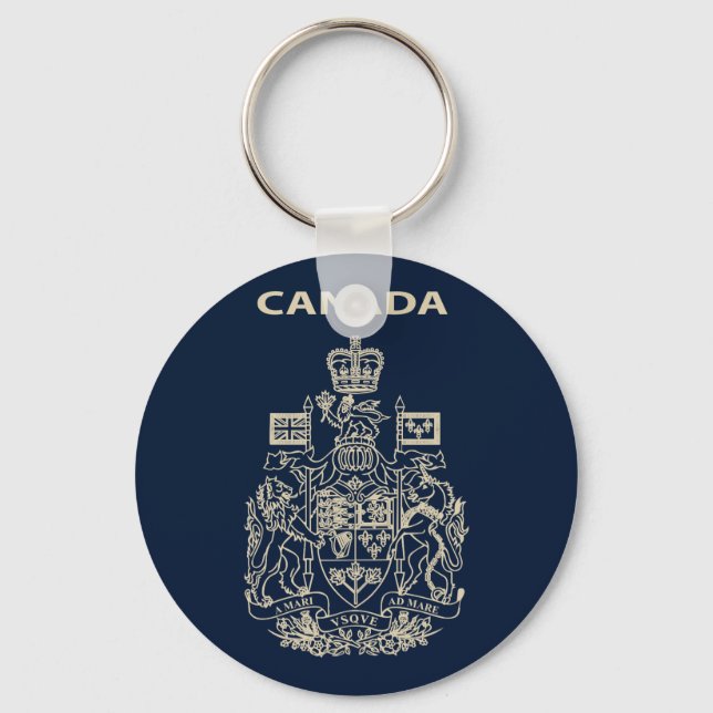 Canada national emblem key ring (Front)