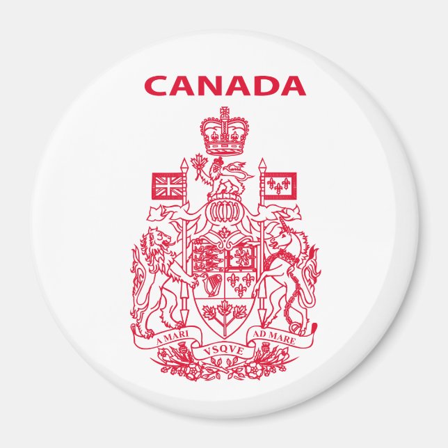 Canada national emblem magnet (Front)
