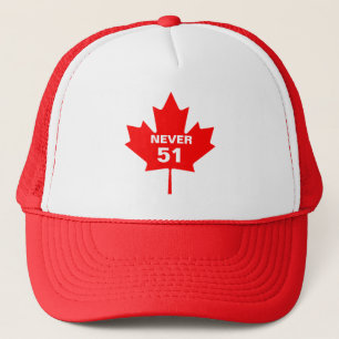 Canada Never 51 Trucker Hat