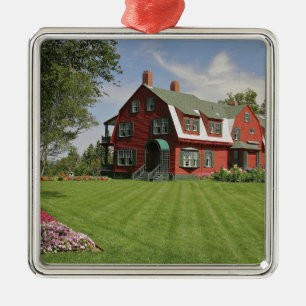 Canada, New Brunswick, Campobello Island. Metal Tree Decoration