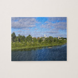 Canada, New Brunswick, Fredericton, City view Jigsaw Puzzle