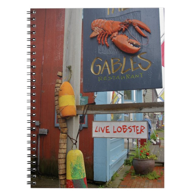 Canada, New Brunswick, St Andrews. Colourful Notebook (Front)