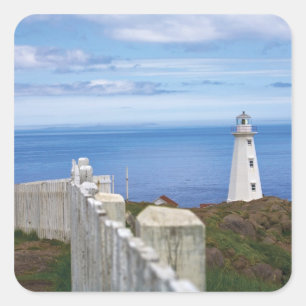 Canada, Newfoundland, Cape Spear National 3 Square Sticker