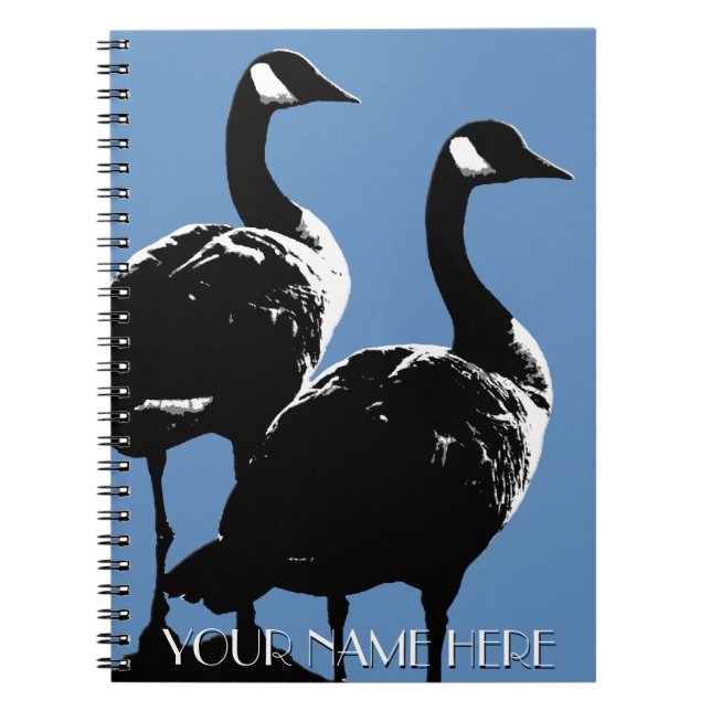 Canada Notebook Custom Canada Goose Notebooks Gift (Front)